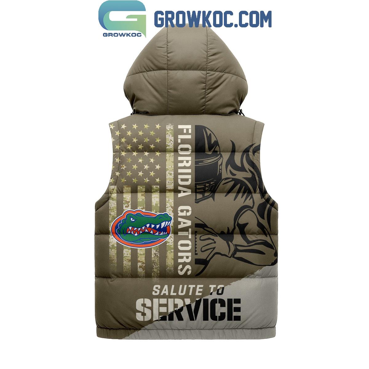 Florida Gators Salute To Service Sleeveless Puffer Jacket