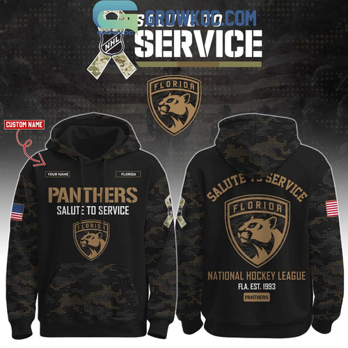 Florida Panthers Salute To Service Veterans Day Hoodie Shirt