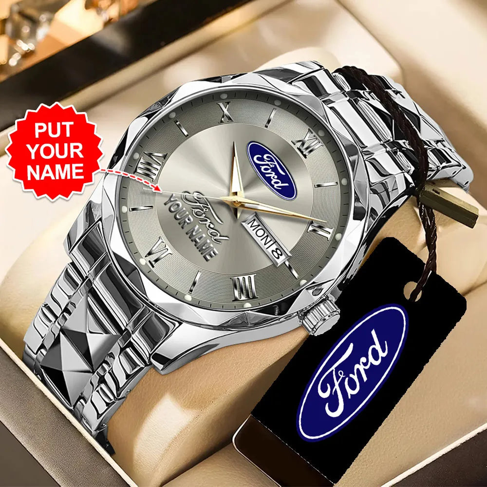 Personalized Ford Alloy Luxury Quartz Watch – TANTN20928