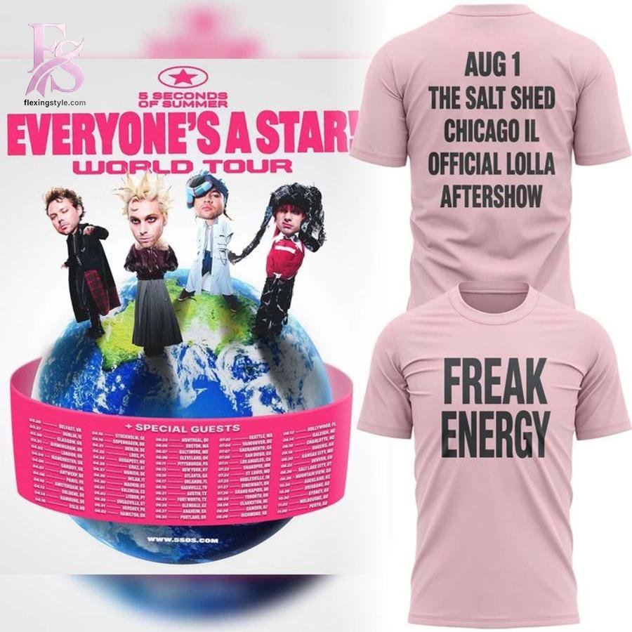 Freak Energy 5 Seconds of Summer T-Shirt
