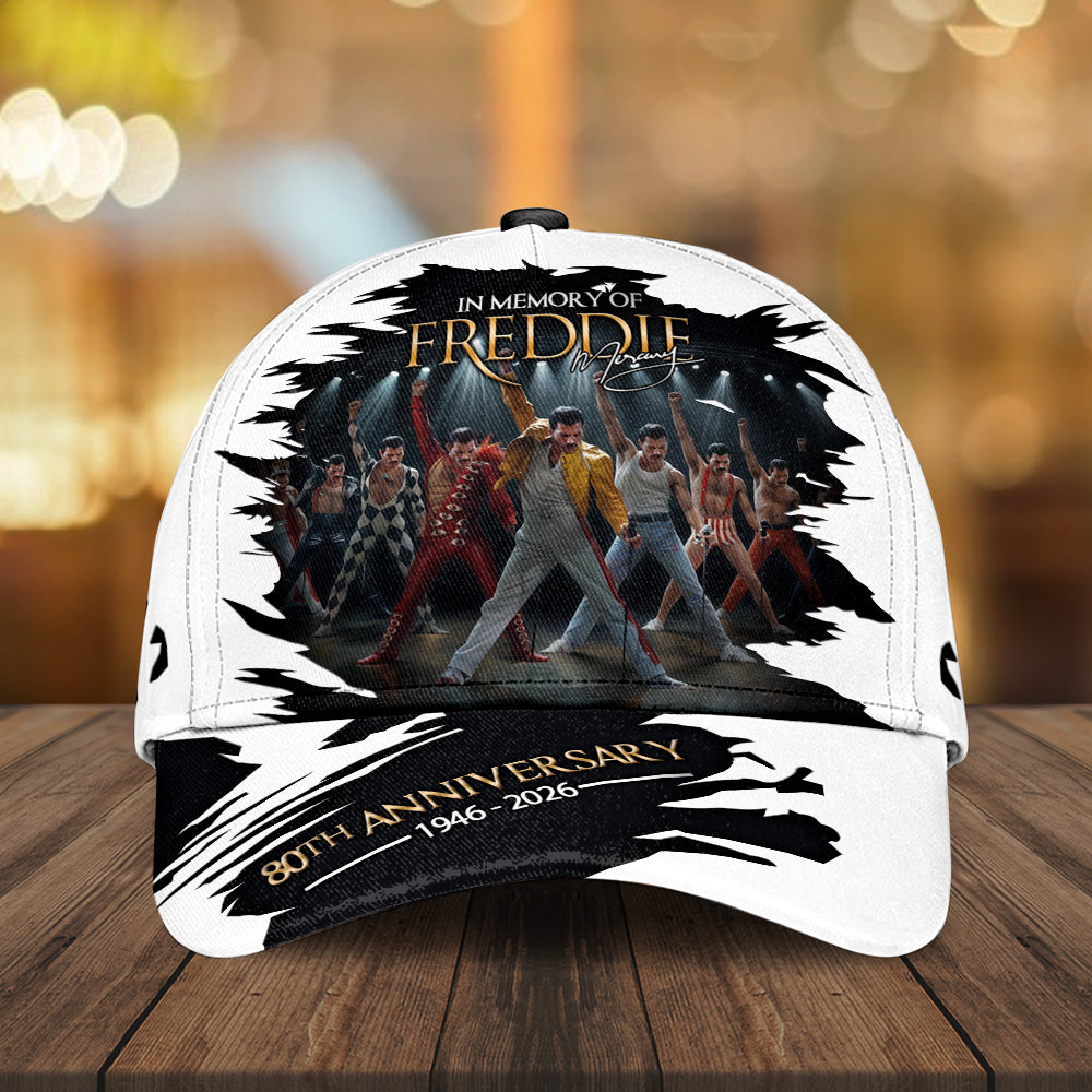 Freddie Mercury 80th Anniversary Classic Cap – MAITM14651