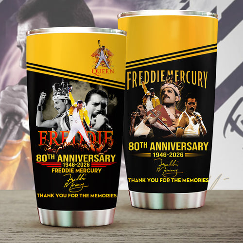 Freddie Mercury 80th Anniversary Tumbler Cup – MAITM14143