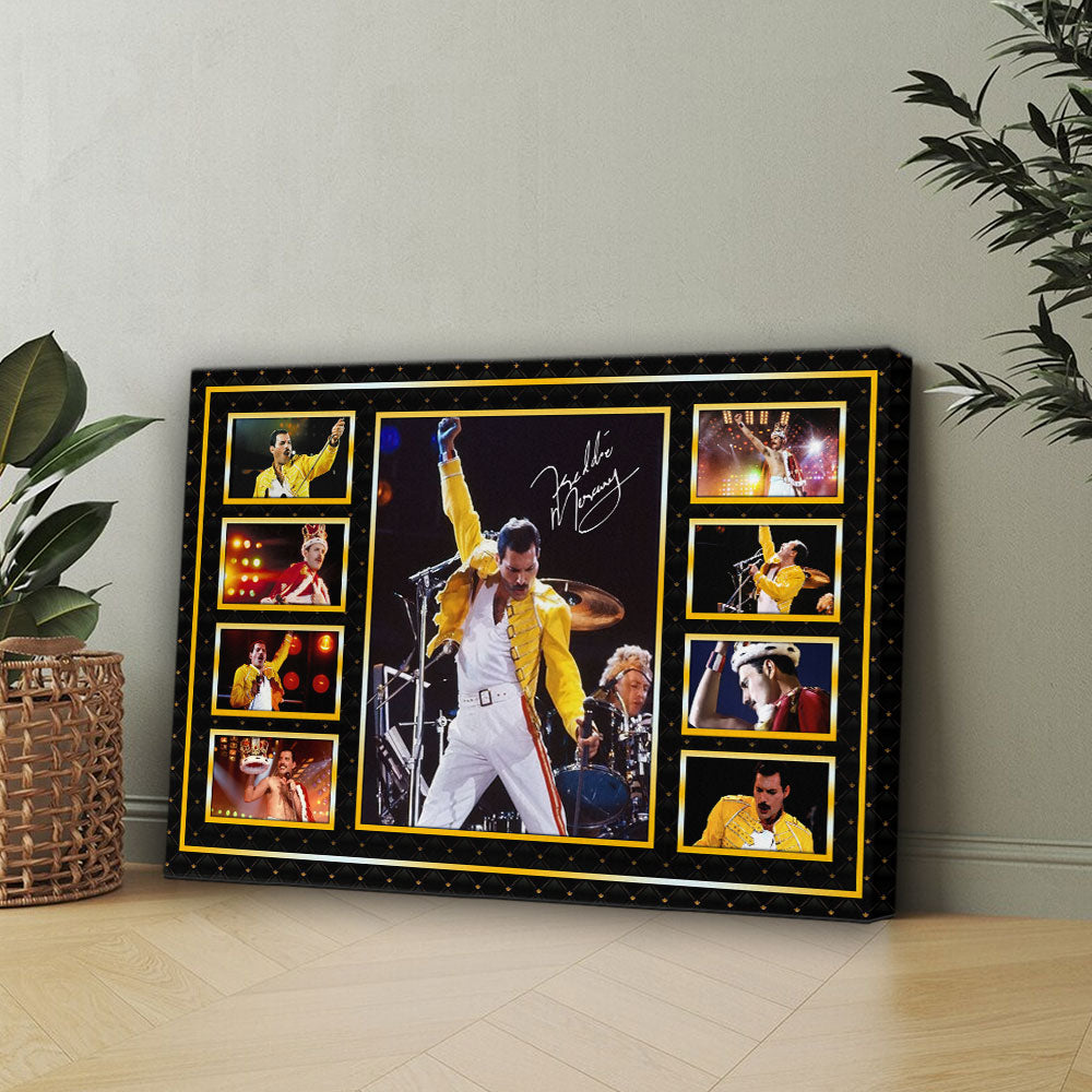 Freddie Mercury Rectangle Canvas With Inner Frame – HOATT15253