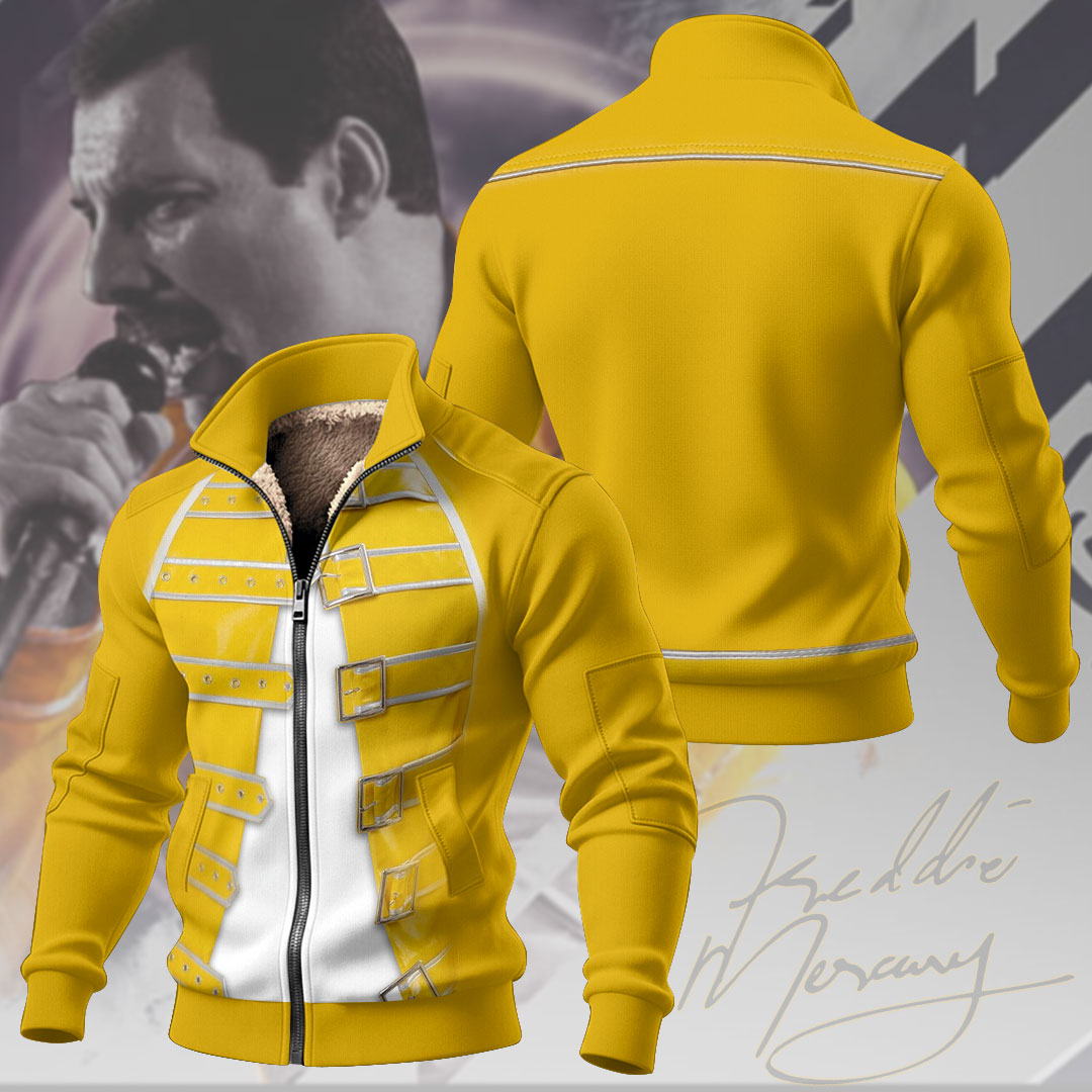 Freddie Mercury Thick Knit Fleece Jacket – MAITM14315