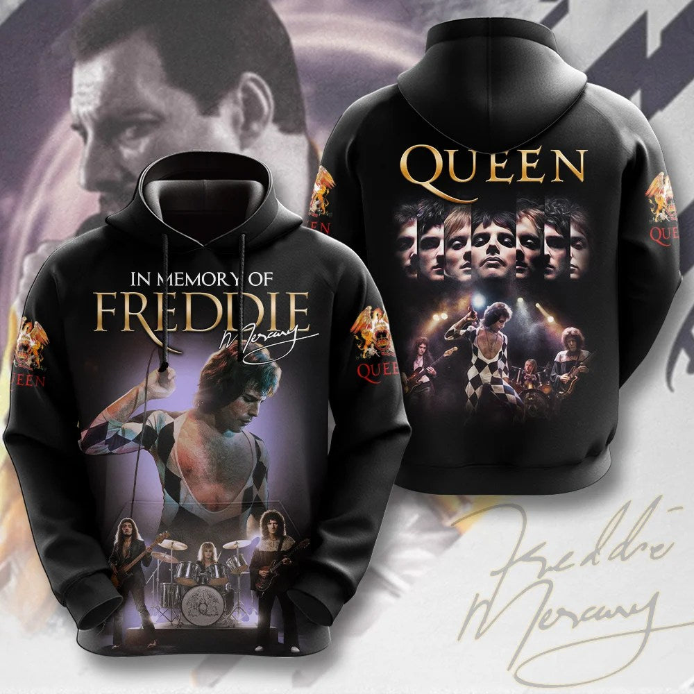 Freddie Mercury x Queen Band 3D Apparel – MAITM15334