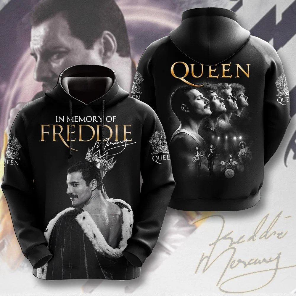 Freddie Mercury x Queen Band 3D Apparel – MAITM15336