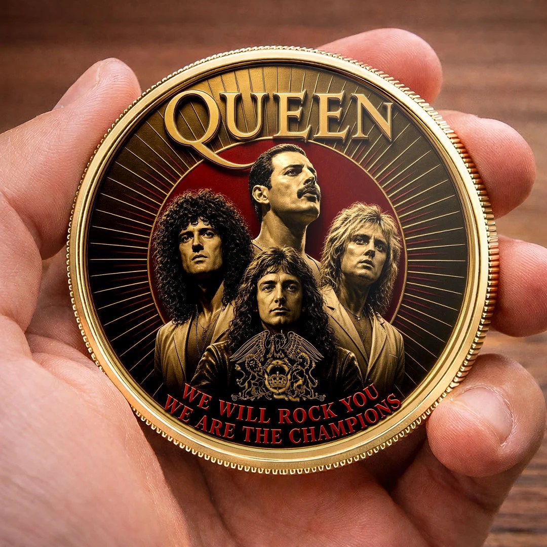 Freddie Mercury x Queen Band Commemorative Coin – MAITM15347
