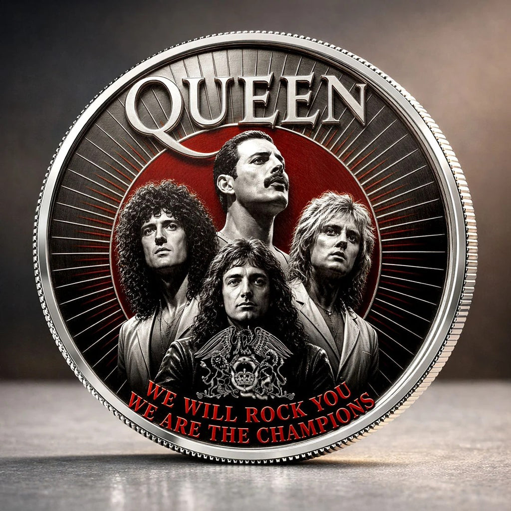 Freddie Mercury x Queen Band Commemorative Coin – MAITM15347