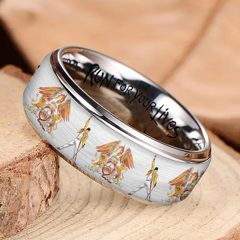 Freddie Mercury x Queen Band Custom Alloy Ring – MAITM11969