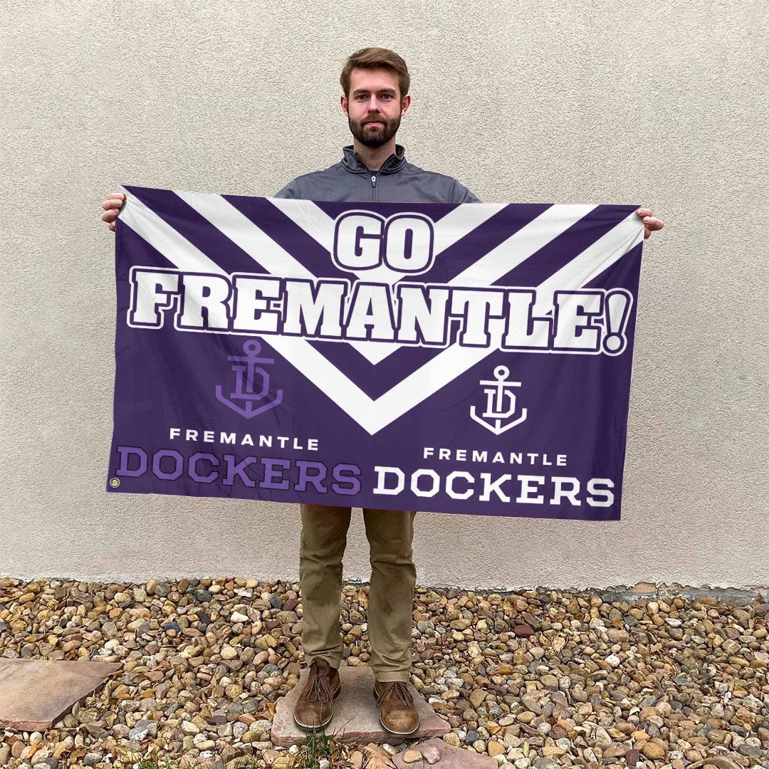 Fremantle Dockers 3D Double-side House Flag – TANTN24922