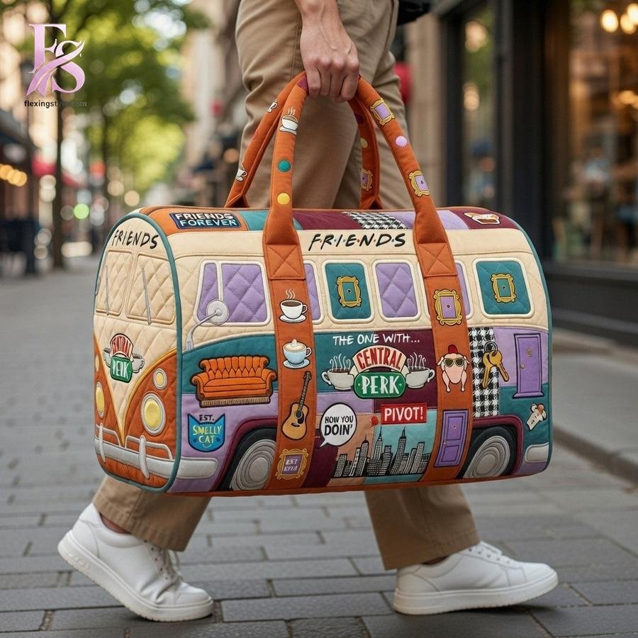 Friends TV Series Quilted Duffle Bag