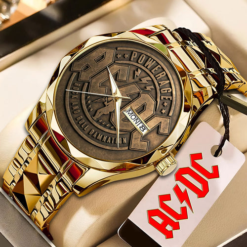 AC/DC Alloy Luxury Quartz Watch – GNE5042