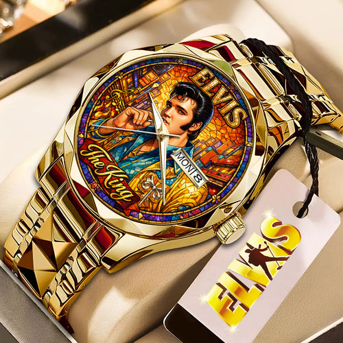 Elvis Presley Alloy Luxury Quartz Watch – GNE5128