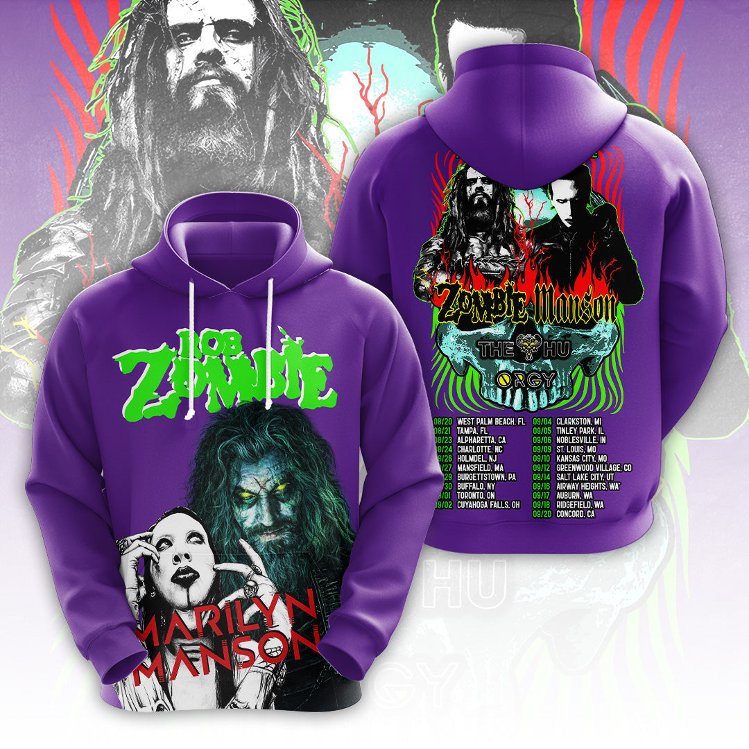 Marilyn Manson x Rob Zombie 3D Apparel – GNE5145