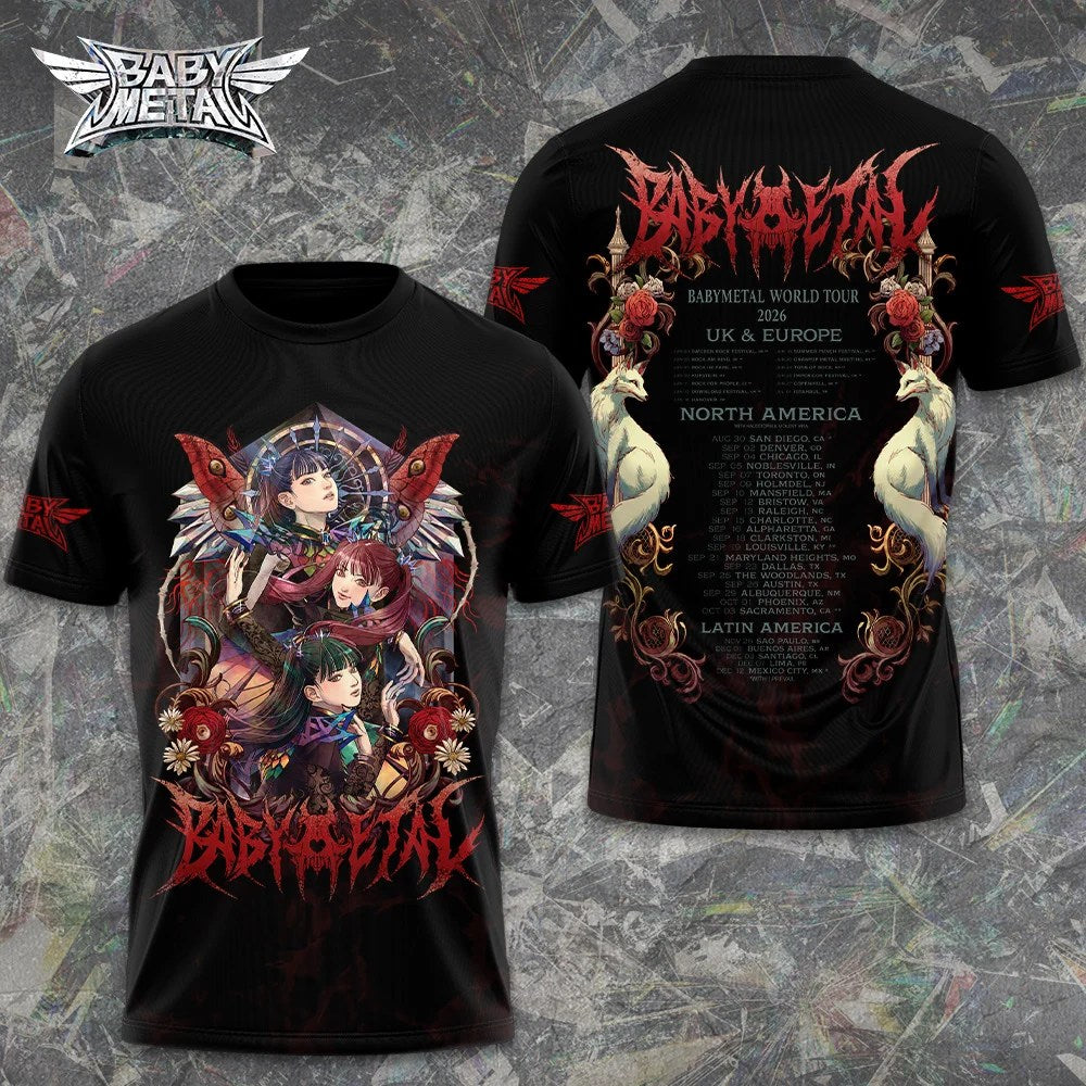 Babymetal World Tour 2026 3D Apparel – GNE8336