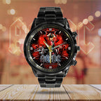 AC/DC Black Stainless Steel Watch – GNE 969