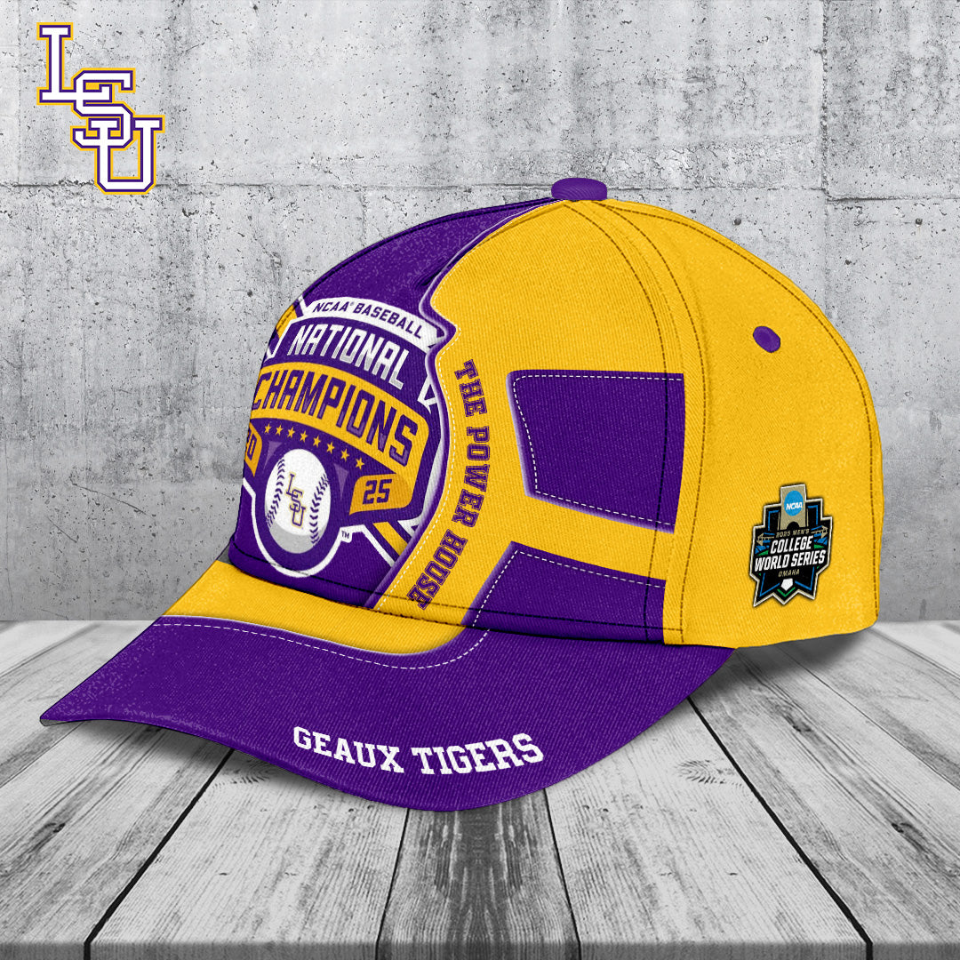 LSU Tigers Baseball 2025 National Champions Classic Cap – GNE NEW516