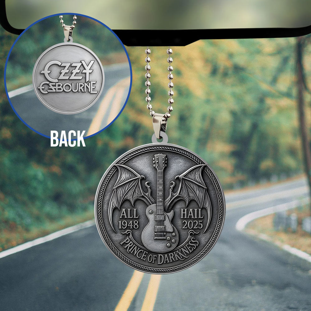 Ozzy Osbourne Custom shape 2-sided Acrylic Car Ornament – GNENEW599