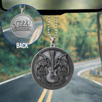 Ozzy Osbourne Custom shape 2-sided Acrylic Car Ornament – GNENEW599