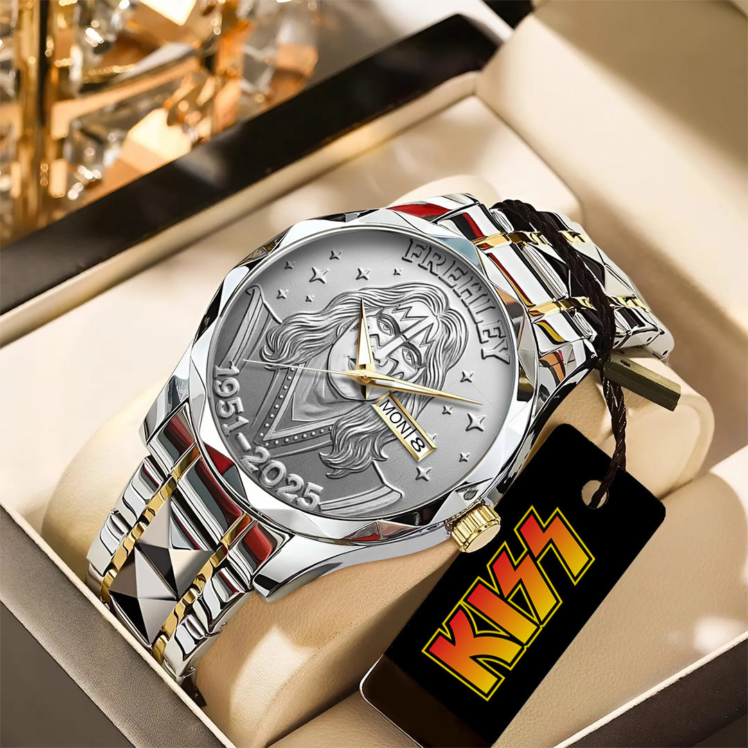 KISS x Ace Frehley Alloy Luxury Quartz Watch – GNENEW697