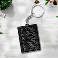 AC/DC Custom Shape 2-sided Keychain – GNENEW774