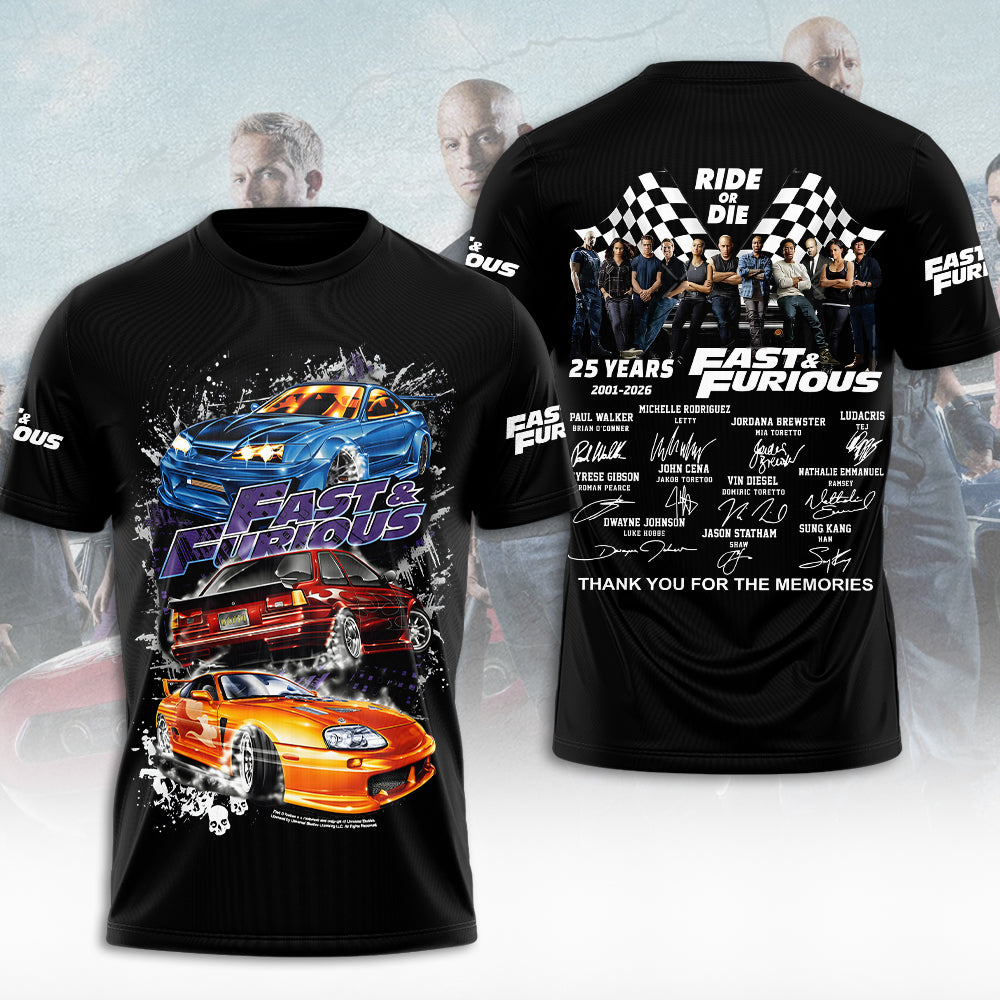 Fast & Furious 3D Apparel – GNENEW794