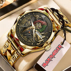 Iron Maiden Alloy Luxury Quartz Watch – GNENEW817