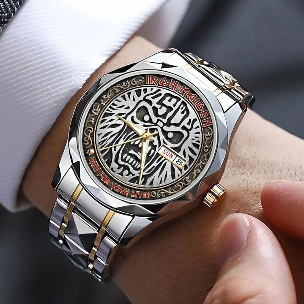 Iron Maiden Alloy Luxury Quartz Watch – GNENEW818