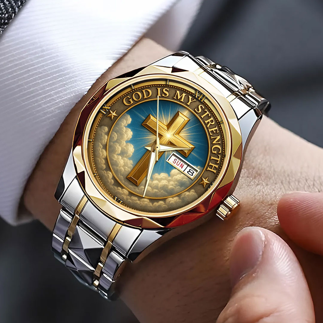 God Is Good Alloy Luxury Quartz Watch – TMTHU 293