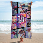 Grand Theft Auto VI Rectangle Beach Towel – TANTN24030