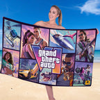 Grand Theft Auto VI Rectangle Beach Towel – TANTN24818