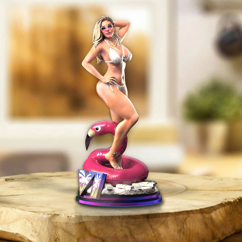 Grand Theft Auto VI Custom Shape Acrylic Plaque – TANTN23930