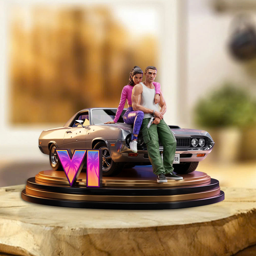 Grand Theft Auto VI Custom Shape Acrylic Plaque – TANTN24003