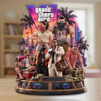Grand Theft Auto VI Custom Shape Acrylic Plaque – TANTN25771