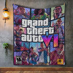 Grand Theft Auto VI Quilt Blanket – TANTN24032