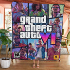 Grand Theft Auto VI Quilt Blanket – TANTN24032
