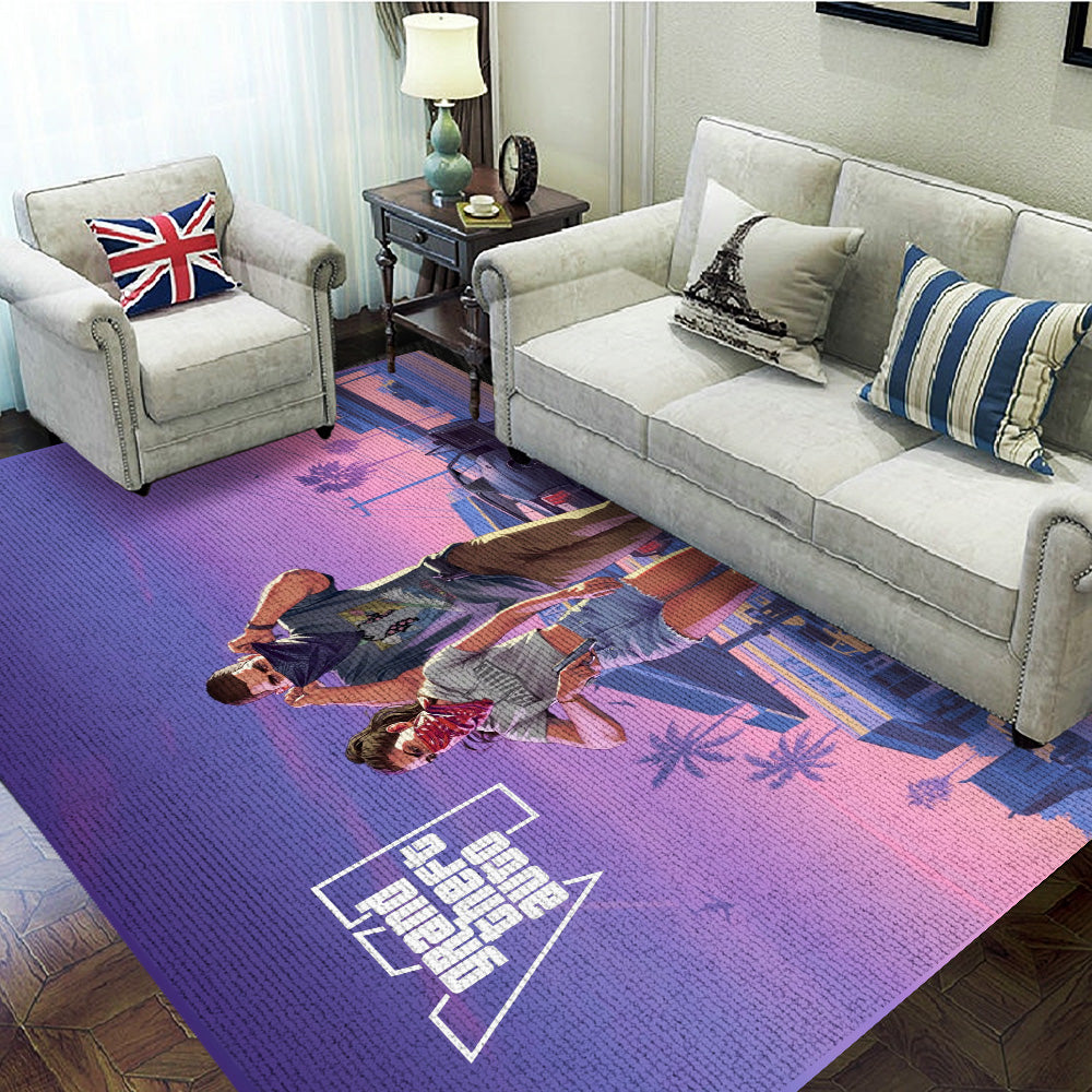 Grand Theft Auto VI Rectangular Rug – TANTN24815