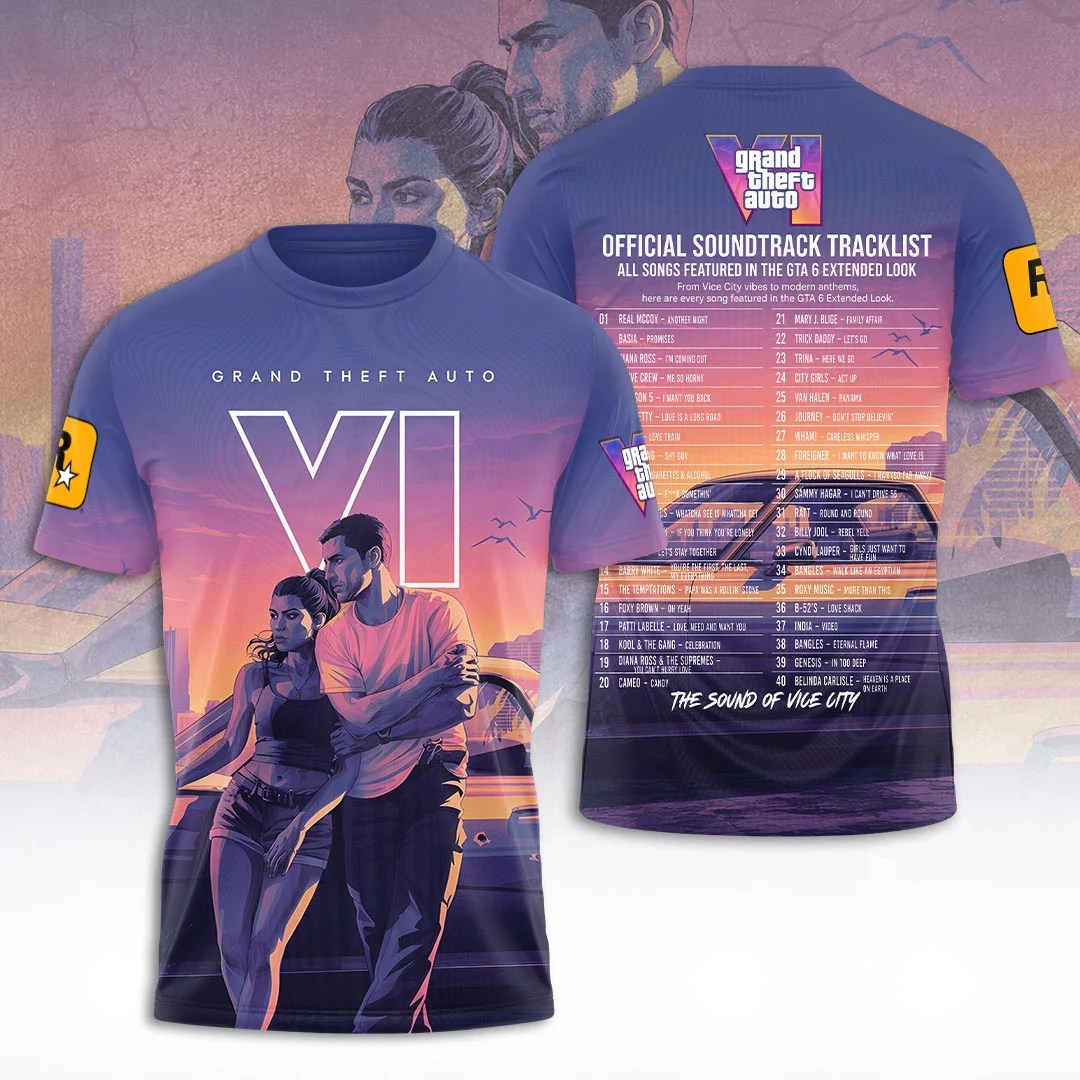 Grand Theft Auto VI: The Album 3D Apparel – TANTN25625