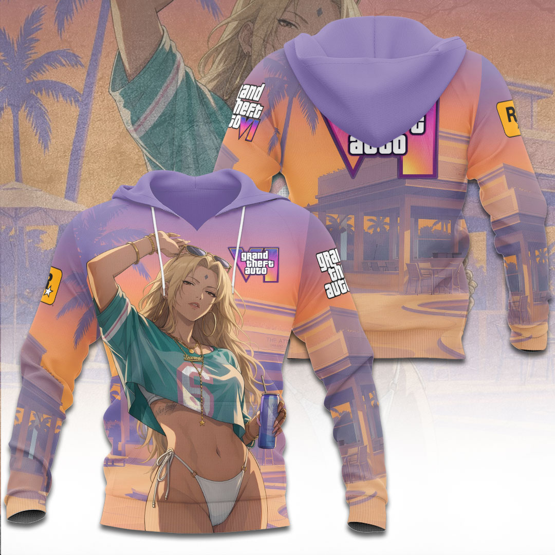 Grand Theft Auto VI x Tsunade 3D Apparel – TANTN24205