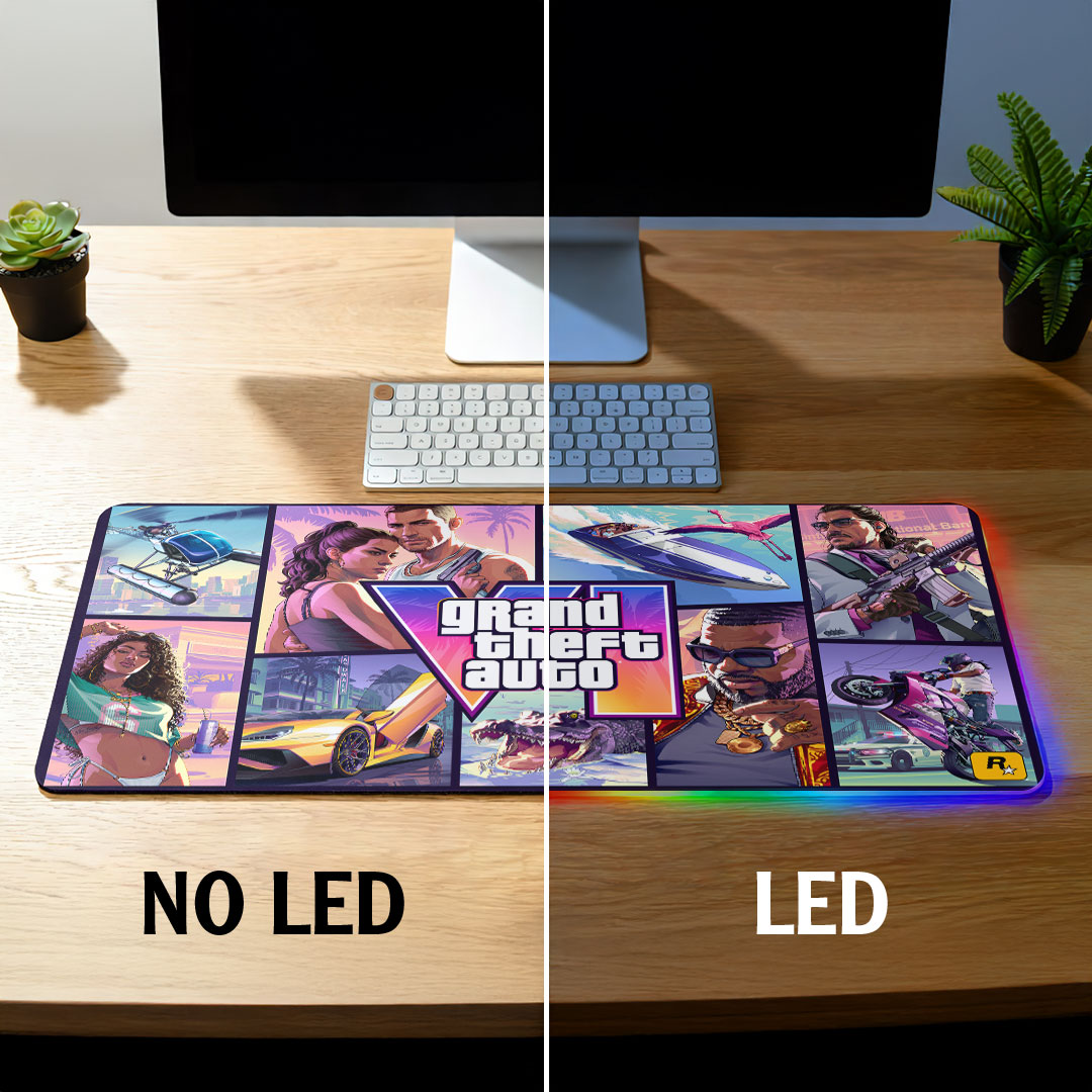 Grand Theft Auto VI Custom Gaming Desk Mat – TANTN23874