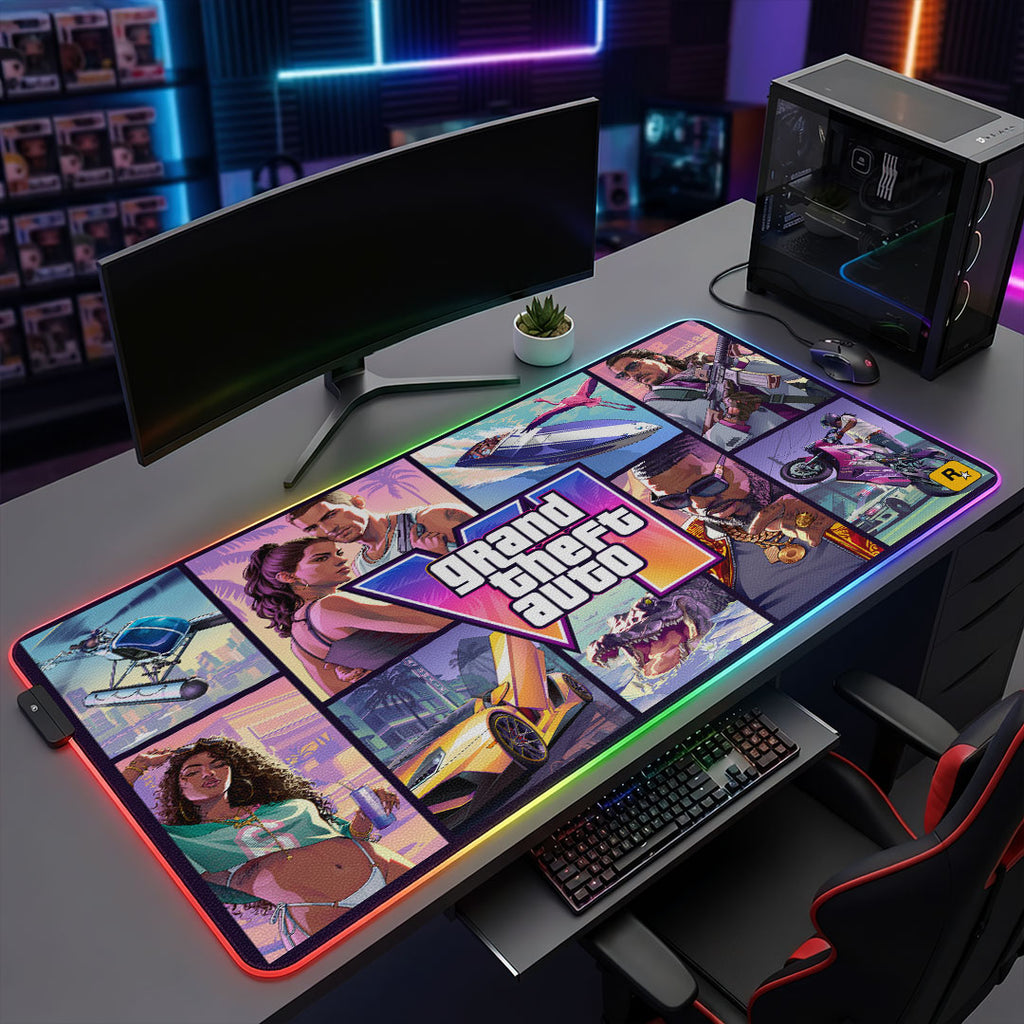 Grand Theft Auto VI Custom Gaming Desk Mat – TANTN23874