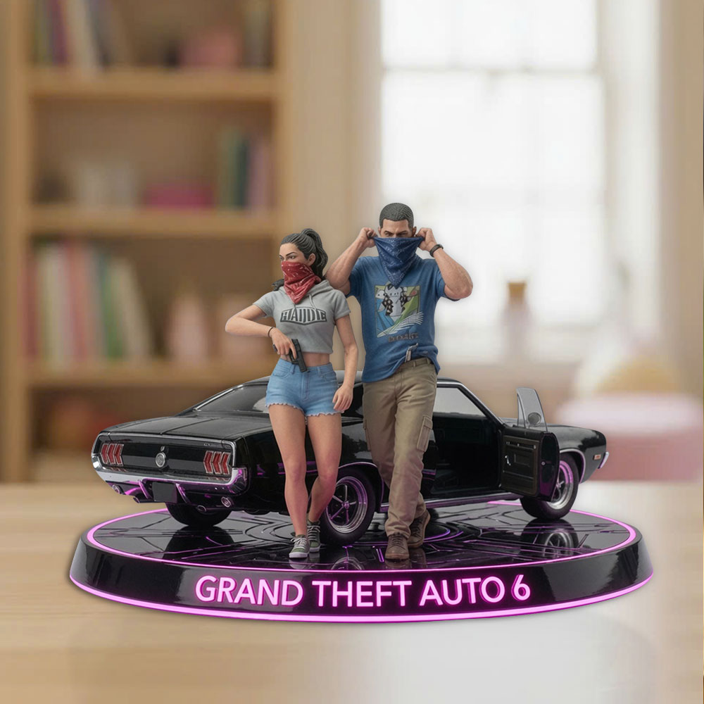 Grand Theft Auto VI Custom Shape Acrylic Plaque – TANTN24820