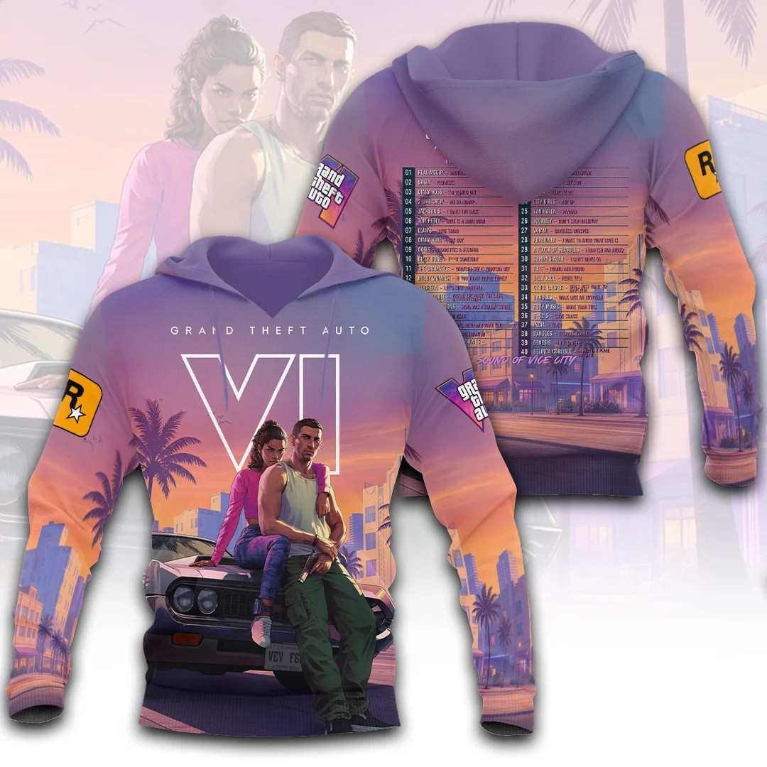 Grand Theft Auto VI: The Album 3D Apparel – TANTN25627
