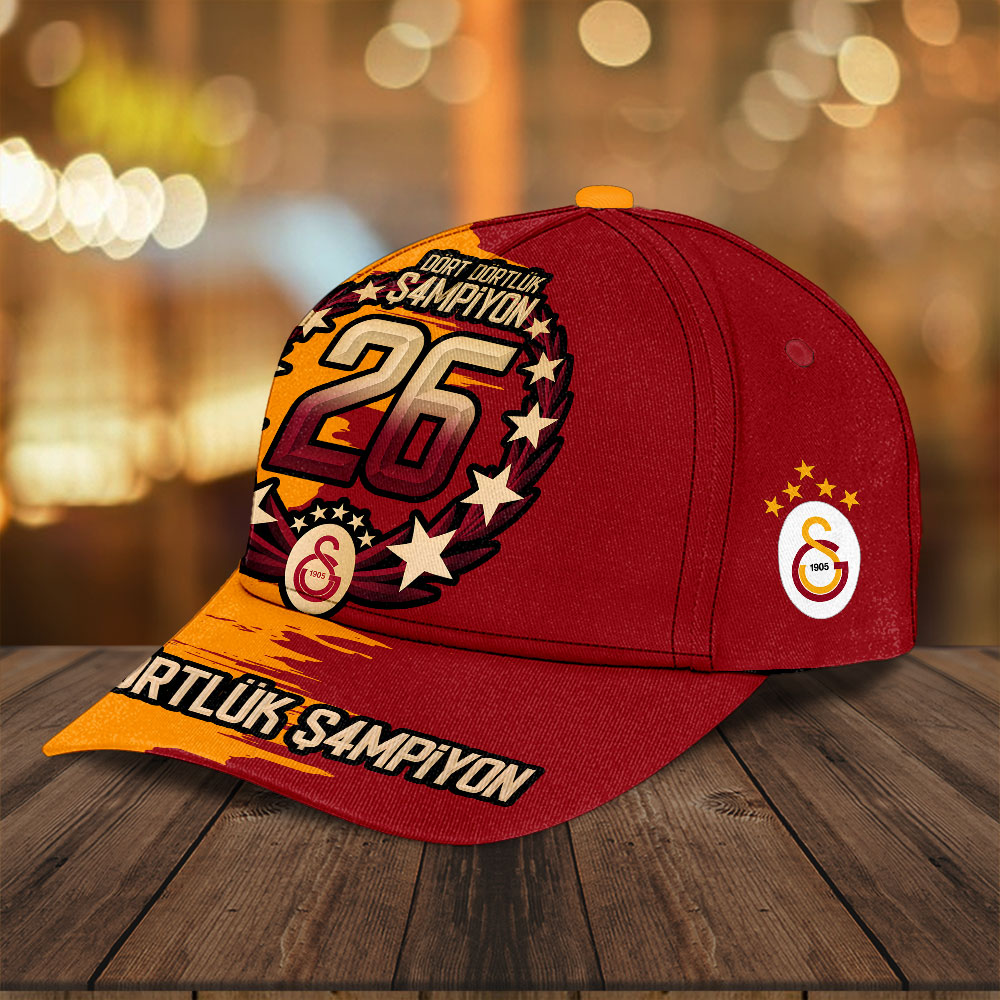 Galatasaray S.K. Turkish Champions 25/26 Classic Cap – TANTN22846