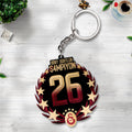 Galatasaray S.K. Turkish Champions 25/26 Custom Shape 2-sided Keychain – TANTN22845