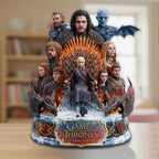 Game of Thrones 15th Anniversary Custom Shape Acrylic Plaque – TMTHU6417