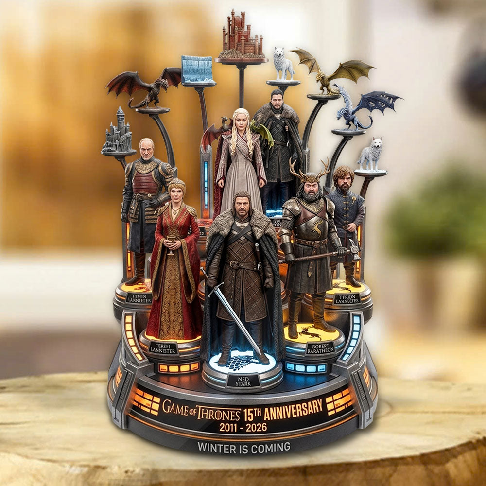 Game of Thrones 15th Anniversary Custom Shape Acrylic Plaque – TMTHU6581