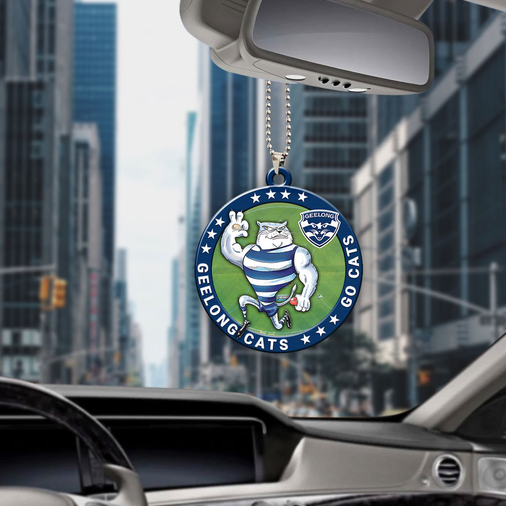 Geelong FC Custom Shape 2-sided Acrylic Car Ornament – HOATT13354