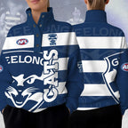 Geelong FC 3D Snap Button Collar Sweatshirt – TANTN16492