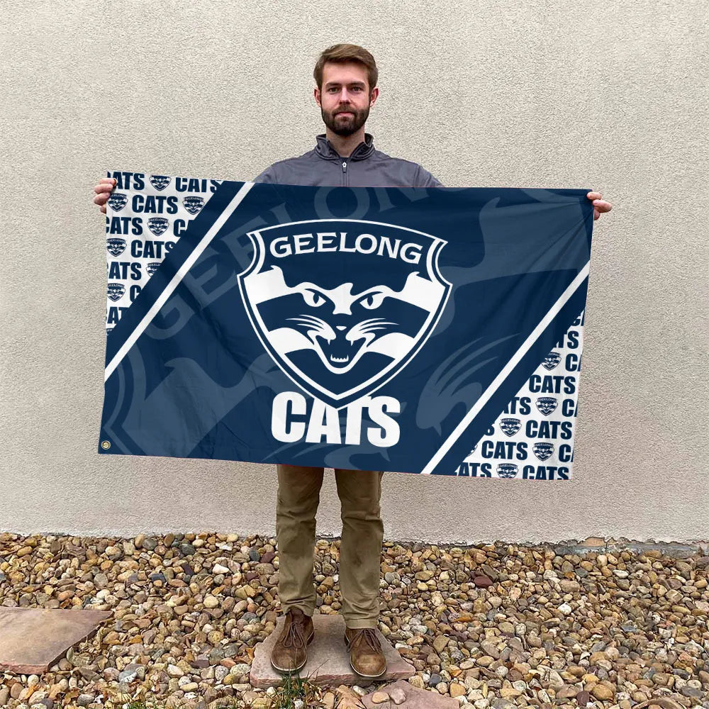 Geelong FC 3D Double-side House Flag – TANTN16485